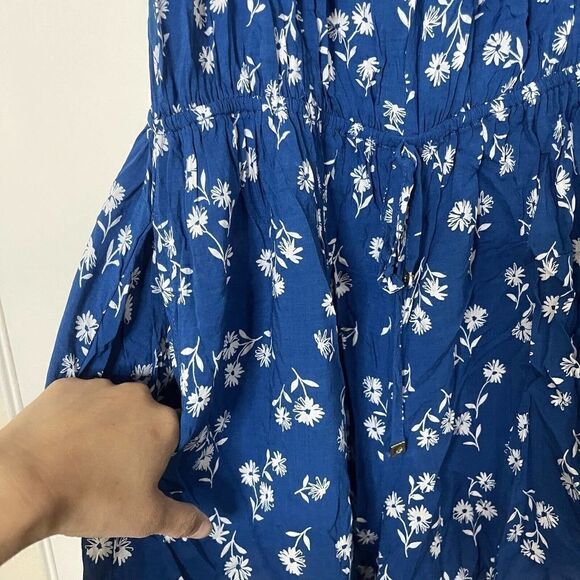 Kate Spade New York Dandelion Floral Off-The-Shoulder Romper SZ Small - Picture 7 of 8